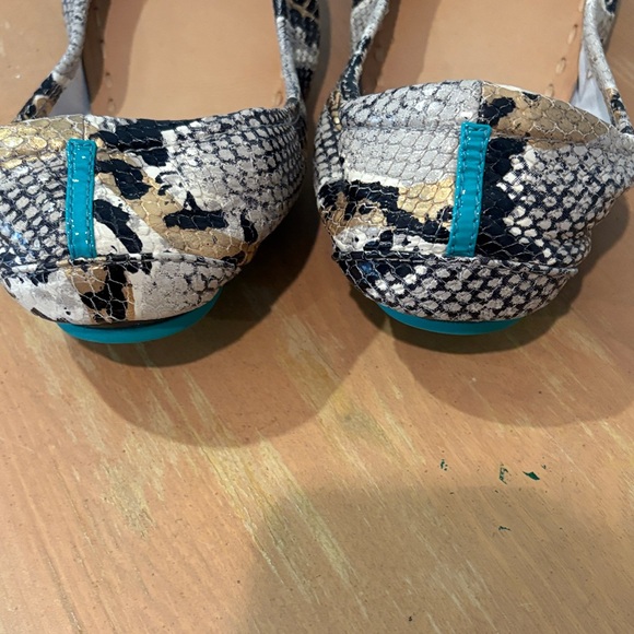 Tieks Stylish Snakeskin Ballet Flats - Picture 3 of 7